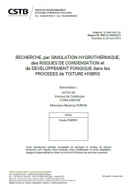 HYBRIS - Etude WUFI toiture